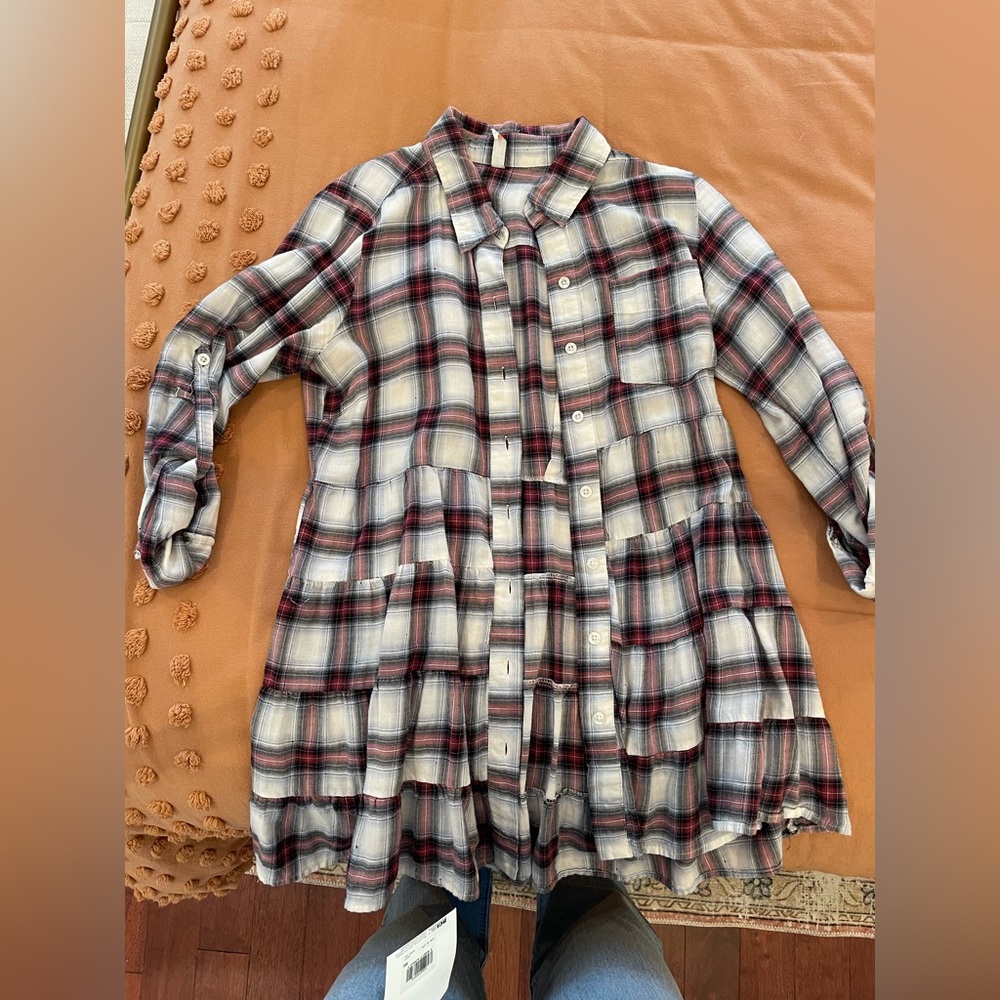 Free People flannel size 4